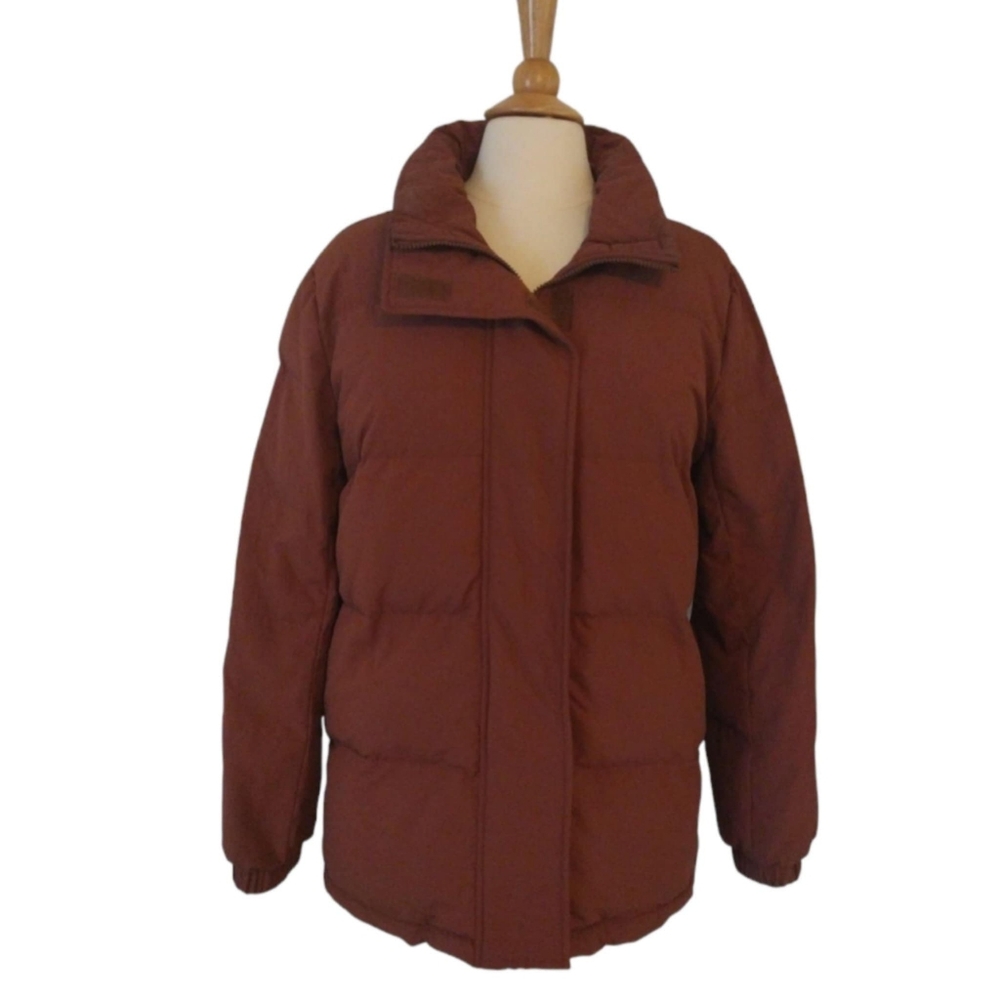 Savvi Kendra Puffer, Size M, Color Cinnamon